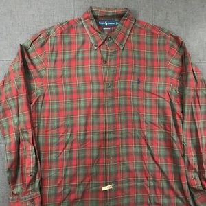Polo Ralph Lauren Men's Long Sleeve Button Down Shirt Size Large